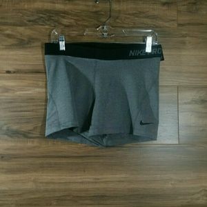 NWT Nike Pro Cool Dri Fit Gray Training Shorts